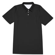 Ghostly Wolf Men's Short Sleeve Polo Shirt