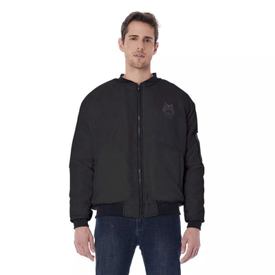 Men's Ghostly Wolf Bomber Jacket