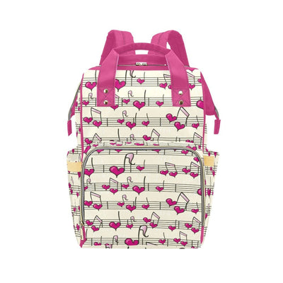 Love Song Multifunctional Diaper Backpack Bag