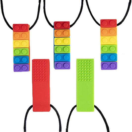 Sensory Chew Teether Toy Necklace for Babies  Pioneer Kitty Market   