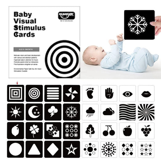Montessori Baby Toys Black & White Baby & Toddler Flash Cards Baby & Toddler Pioneer Kitty Market   