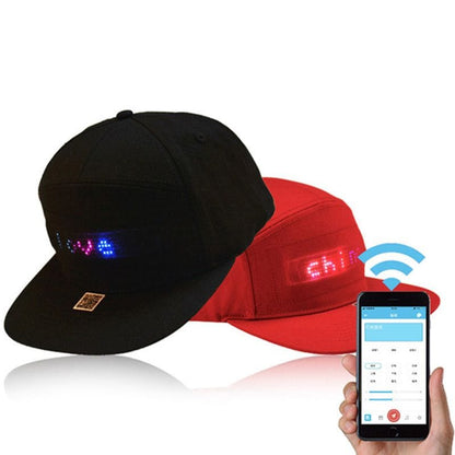LED Mobile Phone APP Controlled Baseball Cap