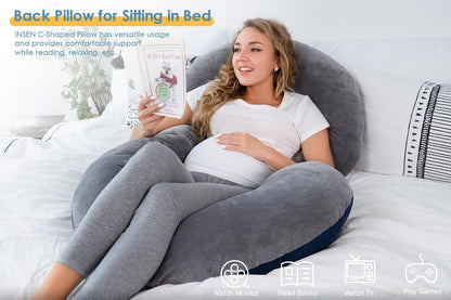 Maternal Instincts C-Shaped Body Pregnancy Pillow  Pioneer Kitty Market   