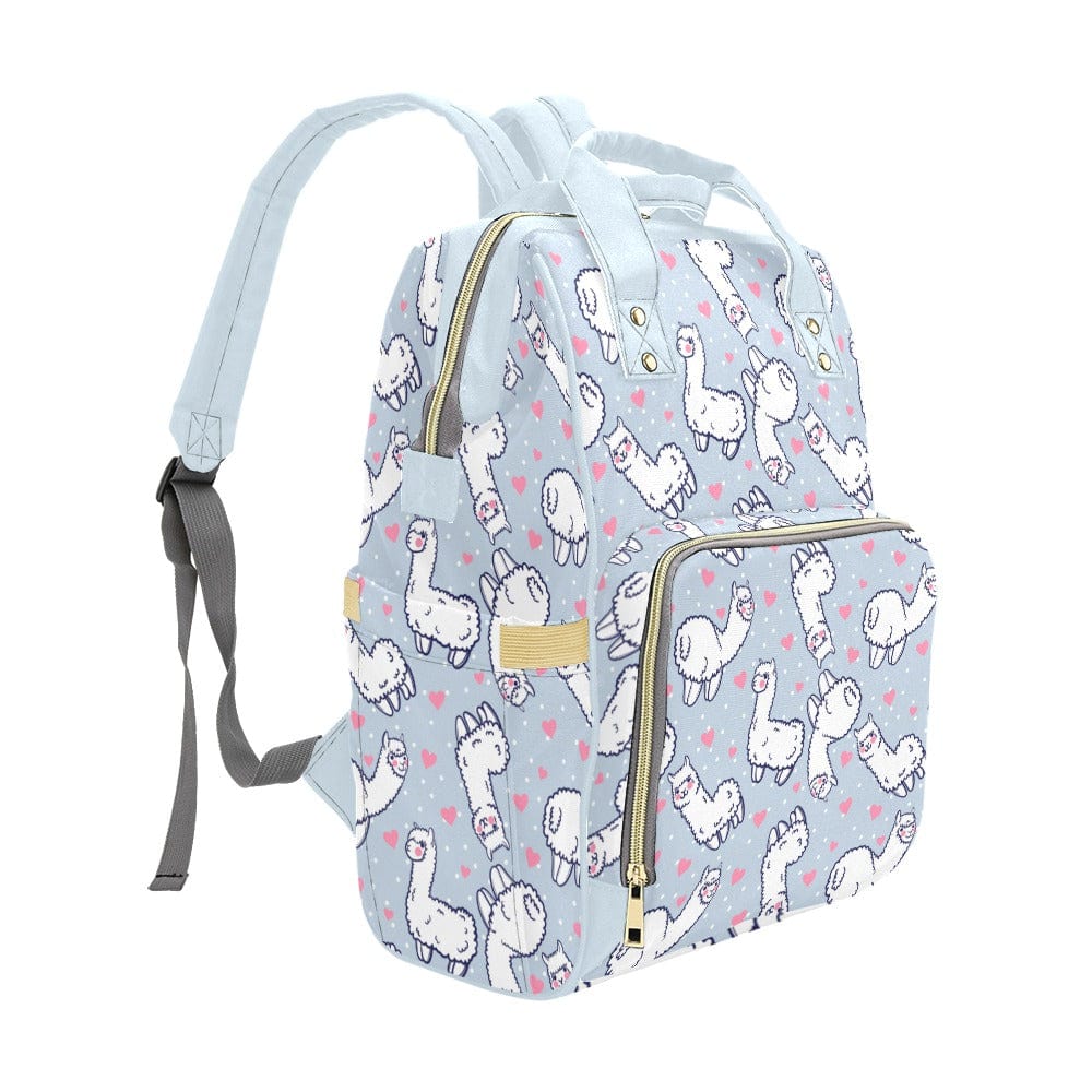 Llama Love Multifunctional Diaper Backpack Bag Diaper Backpack (1688) Pioneer Kitty Market   