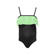 Green Haze Kid's Ruffle Swimsuit