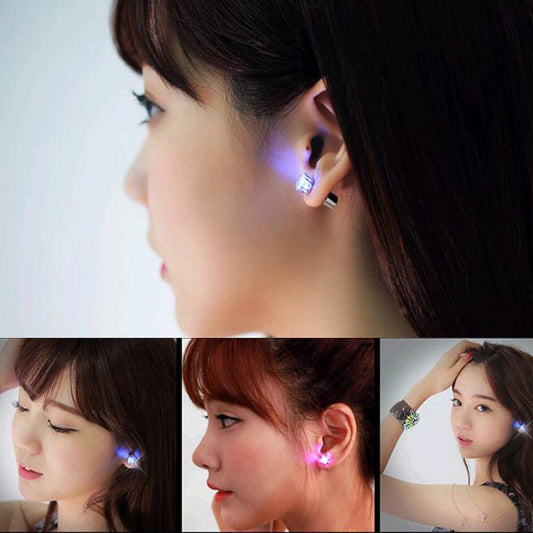Light Me Up Women's LED Glowing Crystal Earrings - Pioneer Kitty Market