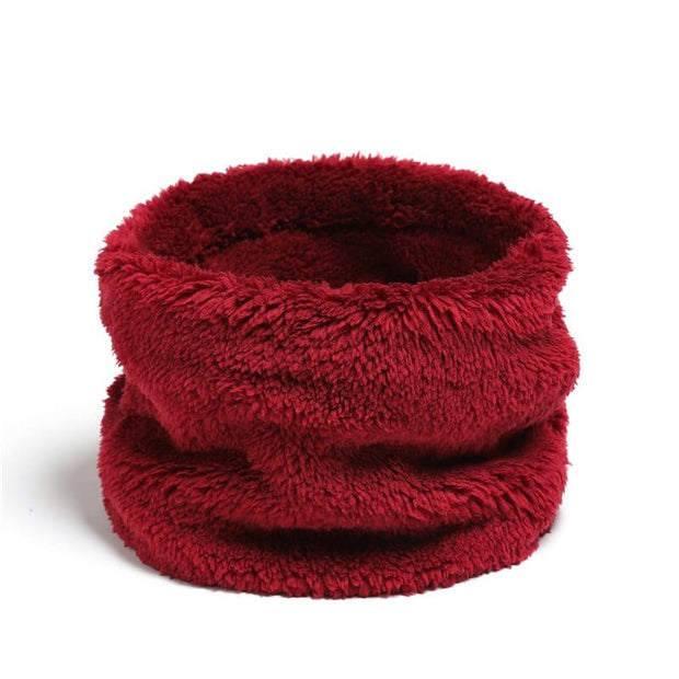 Women's Cashmere Soft & Plush Solid Color Thick Collar Scarf