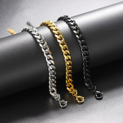 Keep It Simple Men's Cuban Chain Link Bracelet Jewelry Pioneer Kitty Market   
