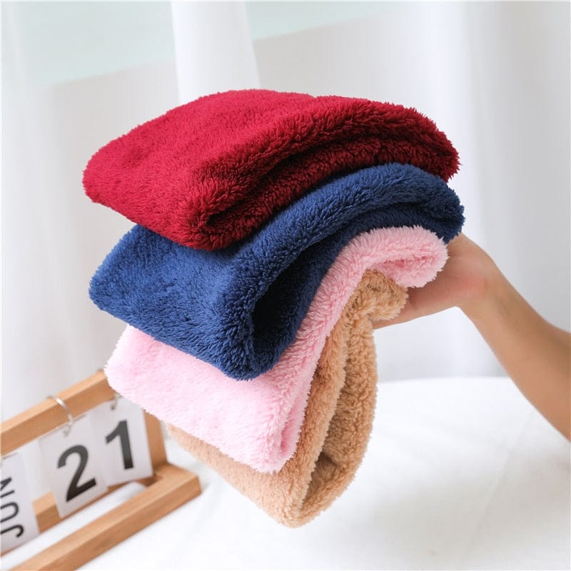 Women's Cashmere Soft & Plush Solid Color Thick Collar Scarf  Pioneer Kitty Market   