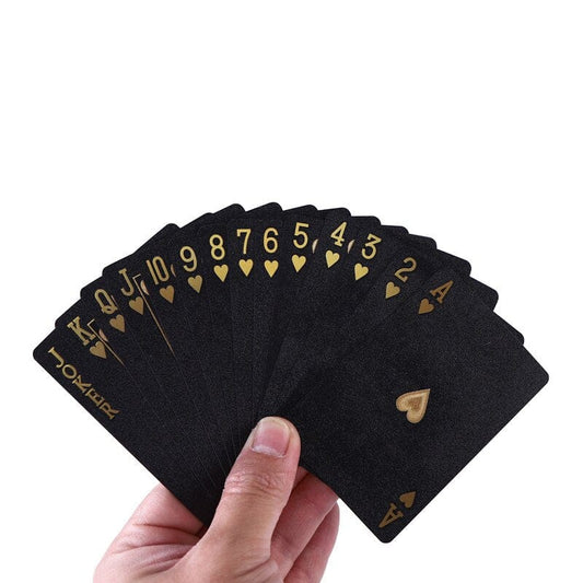 Black Gold Deck of Playing Cards Playing Cards Pioneer Kitty Market   