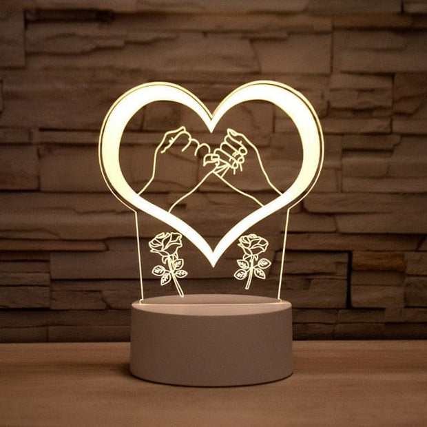3D Table Night Lamp