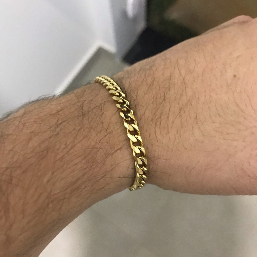Keep It Simple Men's Cuban Chain Link Bracelet