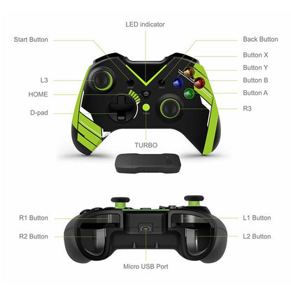 PC Xbox Wireless Dual Vibration Game Controller  Pioneer Kitty Market   