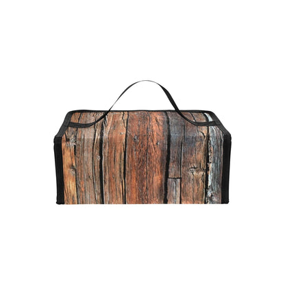 Old Wood Insulated Portable Lunch Bag Portable Insulated Lunch Bag (1727) Pioneer Kitty Market   