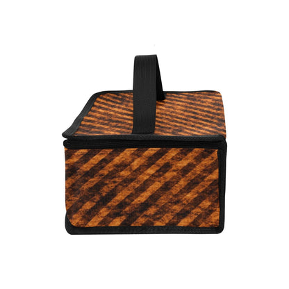 Rough Stripes Portable Insulated Lunch Bag