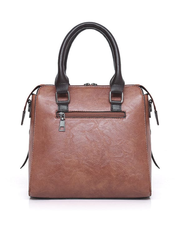 Four-Piece Retro-Style PU Leather Handbag Bag Set  kakaclo   