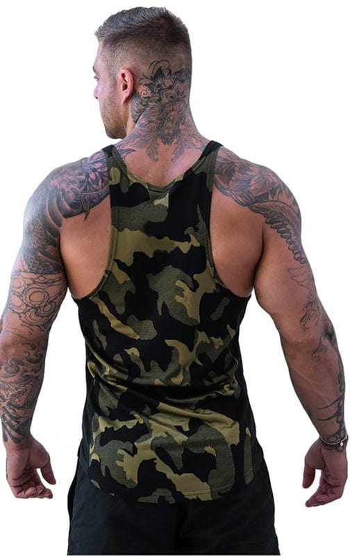 Men's Camouflage Print Breathable Quick Dry Tank Top