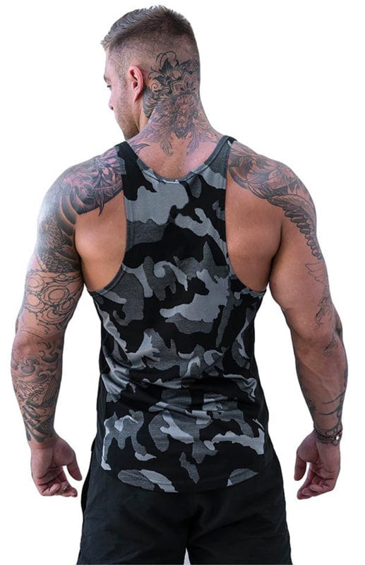 Men's Camouflage Print Breathable Quick Dry Tank Top