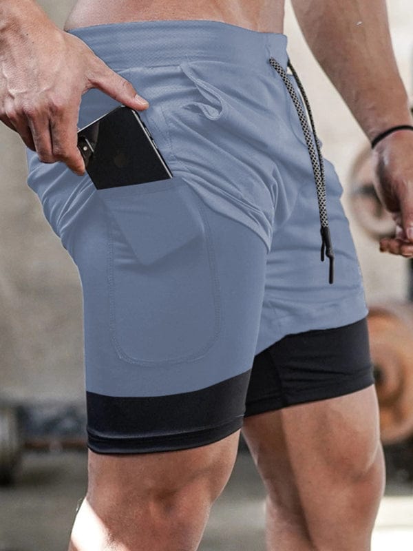 Men's Athleisure Shorts  kakaclo Charcoal grey M 