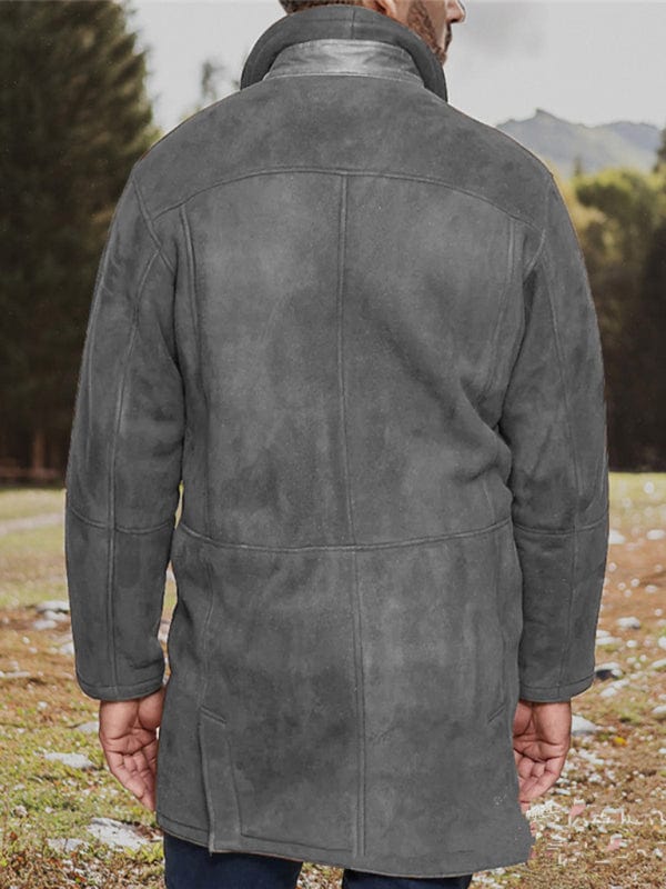 Men's Mid-Length Lightweight Woven Coat  kakaclo   