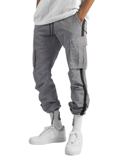 Men's Lightweight Cargo Pants  kakaclo Misty grey M 